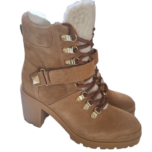 Marc Fisher NIB Leather Combat Boot - Picture 8 of 11